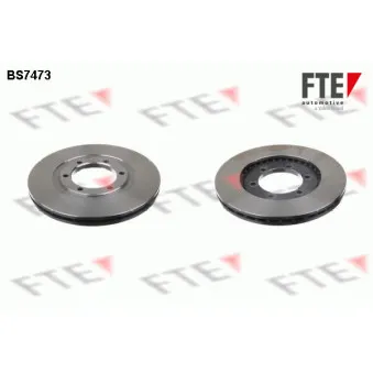 Jeu de 2 disques de frein avant FTE BS7473