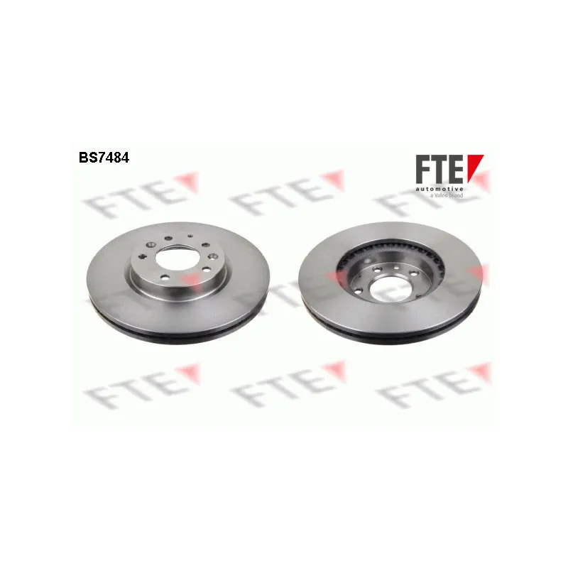 Jeu de 2 disques de frein avant FTE BS7484