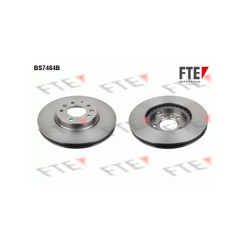 Jeu de 2 disques de frein avant FTE BS7484B