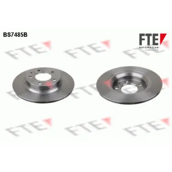 Jeu de 2 disques de frein arrière FTE BS7485B