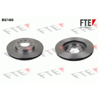Jeu de 2 disques de frein avant FTE