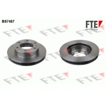Jeu de 2 disques de frein avant FTE BS7487