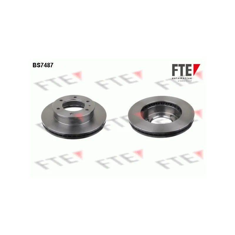 Jeu de 2 disques de frein avant FTE BS7487