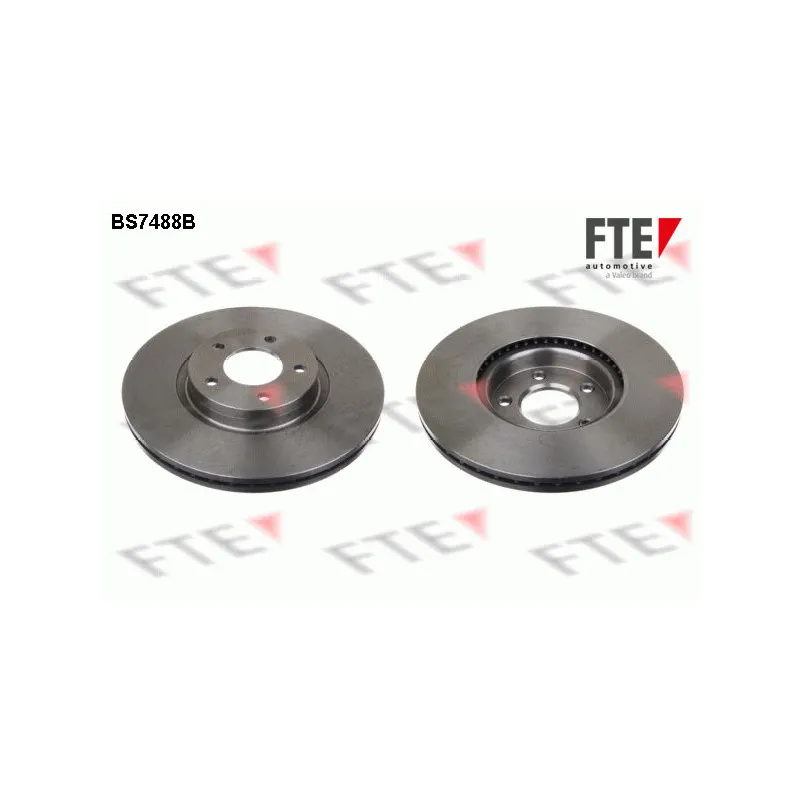 Jeu de 2 disques de frein avant FTE BS7488B