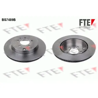 Jeu de 2 disques de frein arrière FTE BS7489B