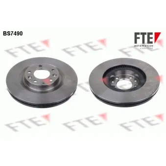 Jeu de 2 disques de frein avant FTE BS7490