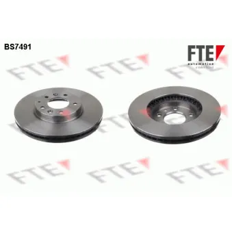 Jeu de 2 disques de frein avant FTE BS7491