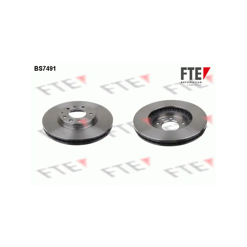 Jeu de 2 disques de frein avant FTE BS7491