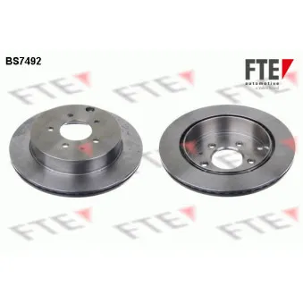 Jeu de 2 disques de frein arrière FTE BS7492