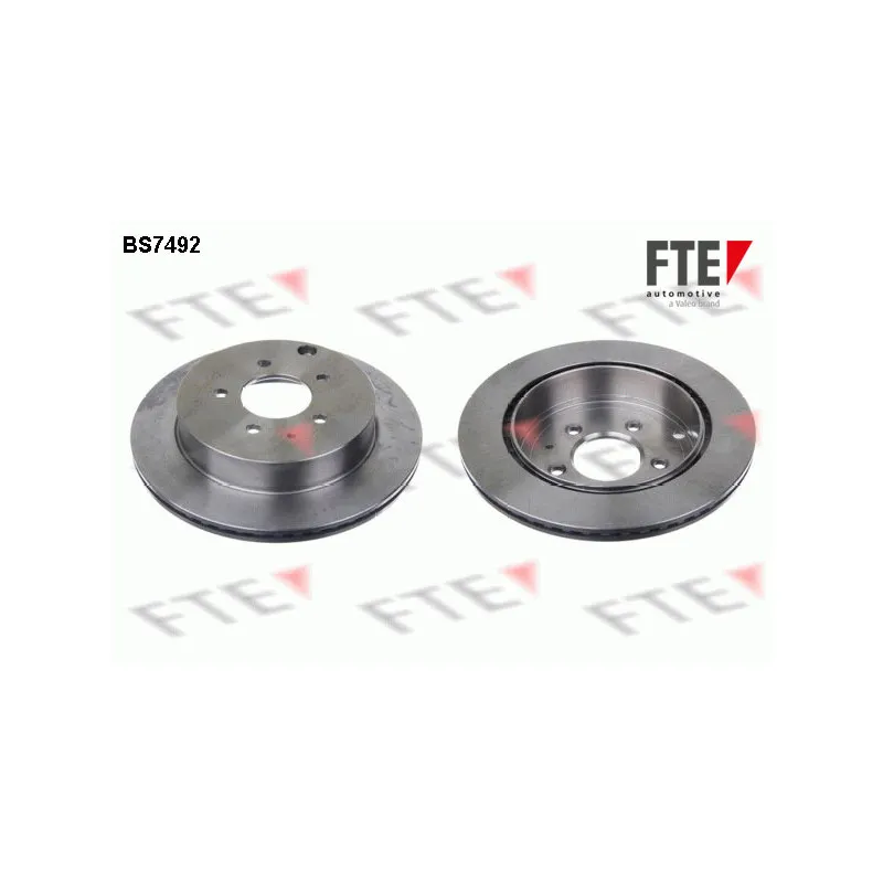 Jeu de 2 disques de frein arrière FTE BS7492