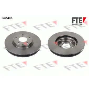 Jeu de 2 disques de frein avant FTE BS7493
