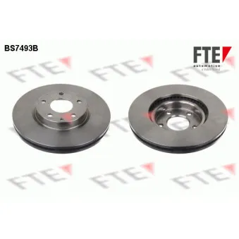 Jeu de 2 disques de frein avant FTE BS7493B