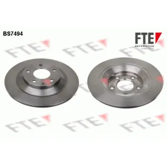 Jeu de 2 disques de frein arrière FTE BS7494