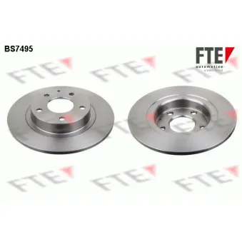 Jeu de 2 disques de frein arrière FTE BS7495