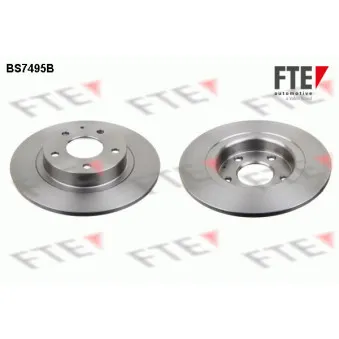 Jeu de 2 disques de frein arrière FTE BS7495B
