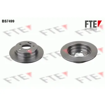 Jeu de 2 disques de frein arrière FTE BS7499