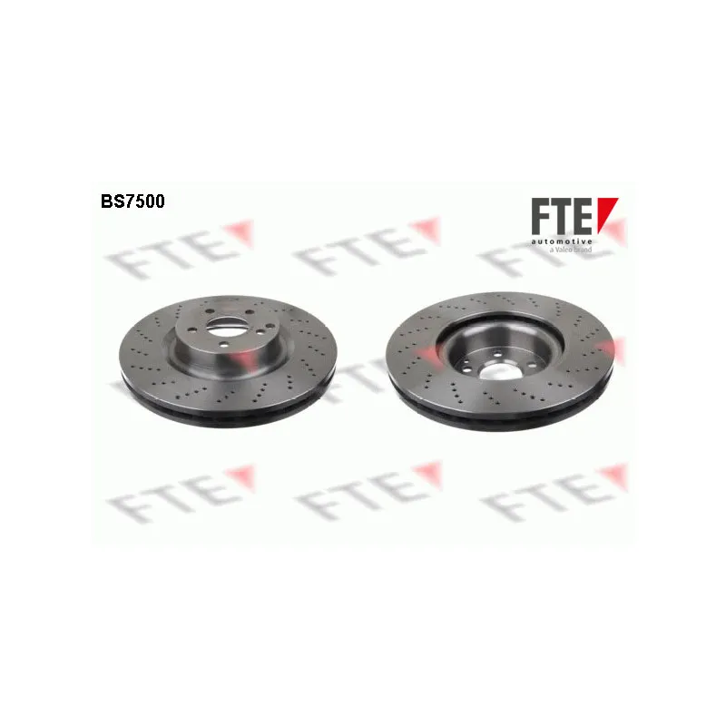 Jeu de 2 disques de frein avant FTE BS7500