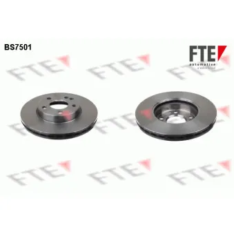 Jeu de 2 disques de frein avant FTE BS7501