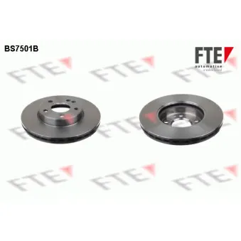 Jeu de 2 disques de frein avant FTE BS7501B