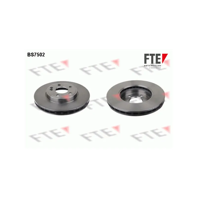 Jeu de 2 disques de frein avant FTE BS7502