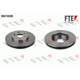 Jeu de 2 disques de frein avant FTE BS7502B