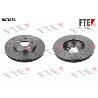 Jeu de 2 disques de frein avant FTE BS7505B