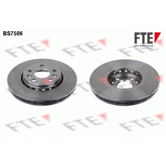 Jeu de 2 disques de frein avant FTE BS7506