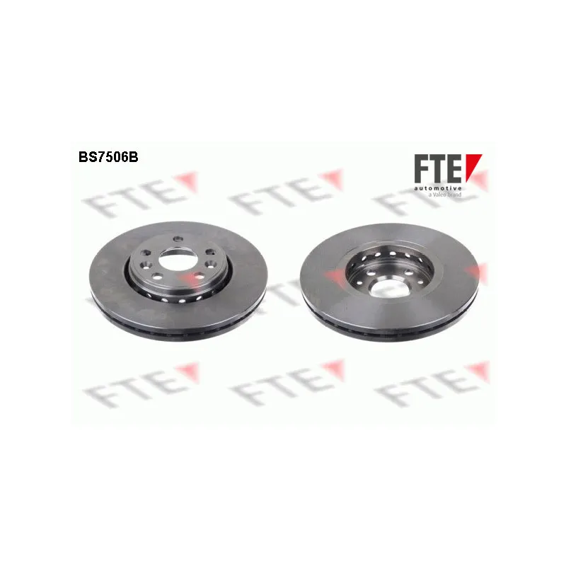 Jeu de 2 disques de frein avant FTE BS7506B
