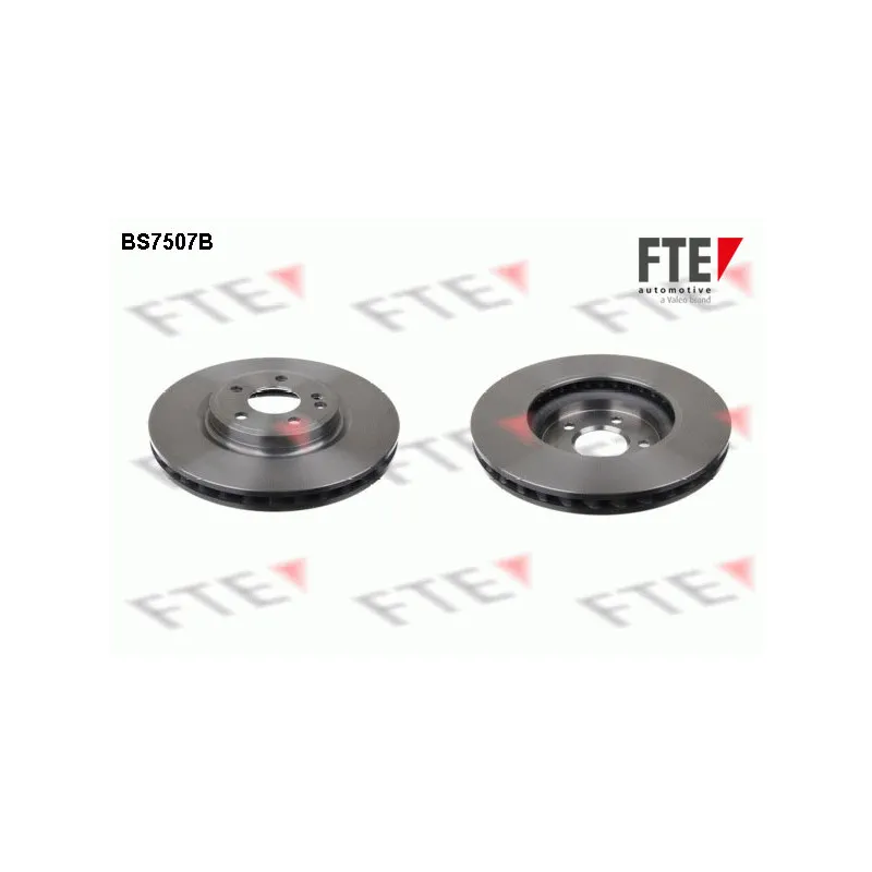 Jeu de 2 disques de frein avant FTE BS7507B