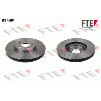 Jeu de 2 disques de frein avant FTE BS7508