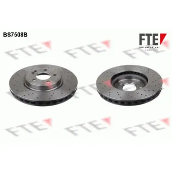 Jeu de 2 disques de frein avant FTE BS7508B