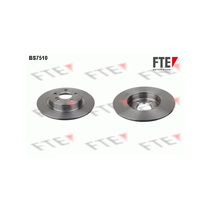 Jeu de 2 disques de frein arrière FTE BS7510