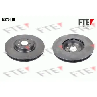 Jeu de 2 disques de frein avant FTE BS7511B