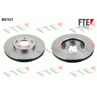 Jeu de 2 disques de frein avant FTE BS7521