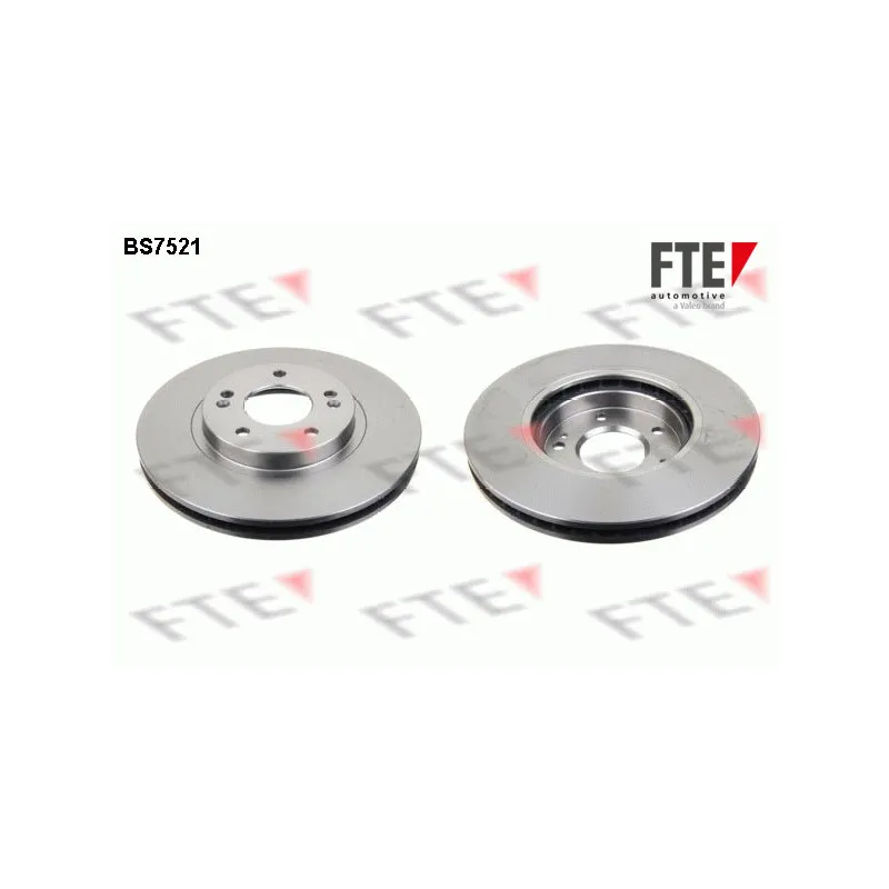 Jeu de 2 disques de frein avant FTE BS7521