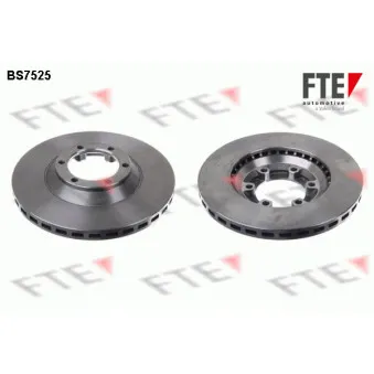 Jeu de 2 disques de frein avant FTE BS7525