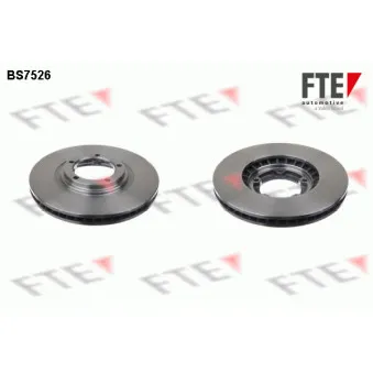 Jeu de 2 disques de frein avant FTE BS7526