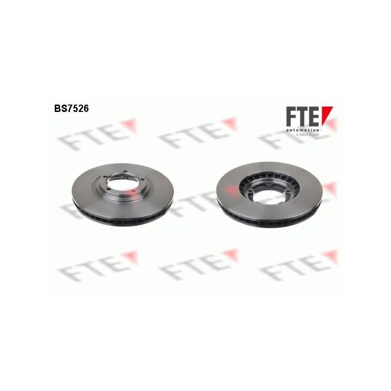 Jeu de 2 disques de frein avant FTE BS7526