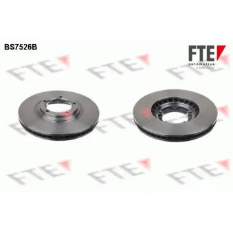 Jeu de 2 disques de frein avant FTE BS7526B
