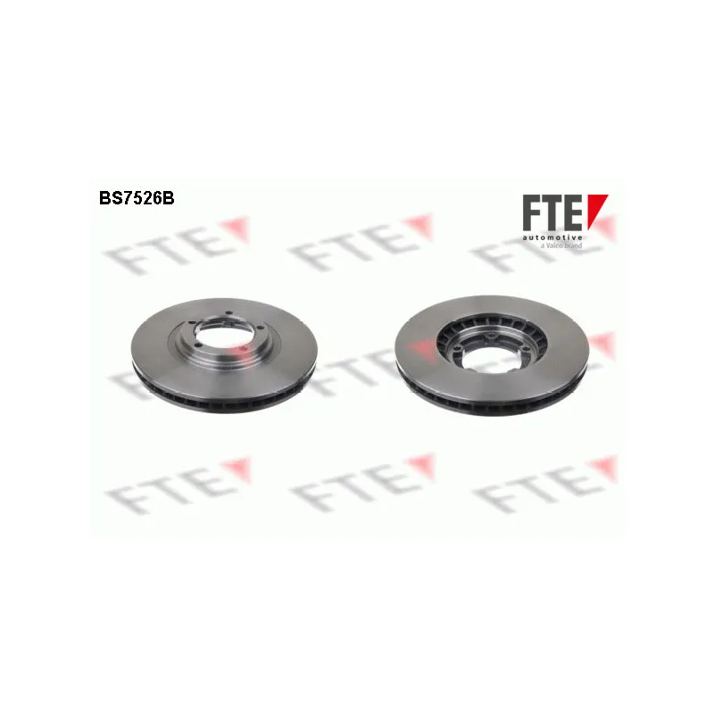 Jeu de 2 disques de frein avant FTE BS7526B