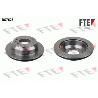 Jeu de 2 disques de frein arrière FTE BS7528