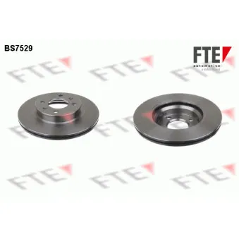 Jeu de 2 disques de frein avant FTE BS7529