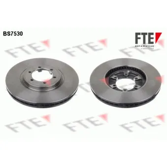 Jeu de 2 disques de frein avant FTE