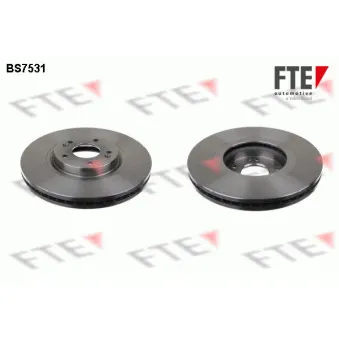 Jeu de 2 disques de frein avant FTE BS7531