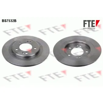 Jeu de 2 disques de frein arrière FTE BS7532B