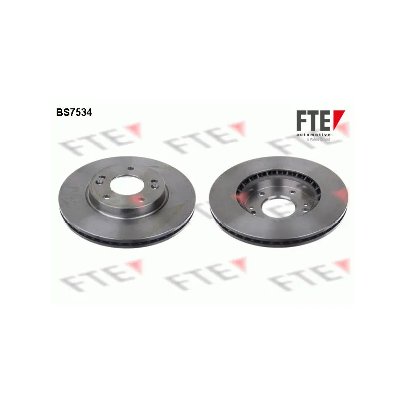 Jeu de 2 disques de frein avant FTE BS7534