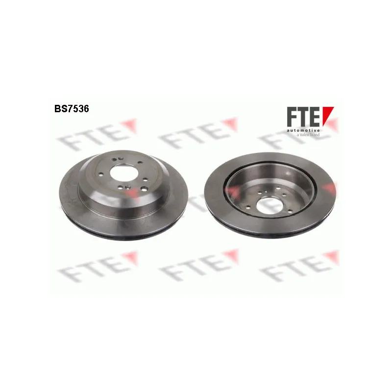 Jeu de 2 disques de frein arrière FTE BS7536