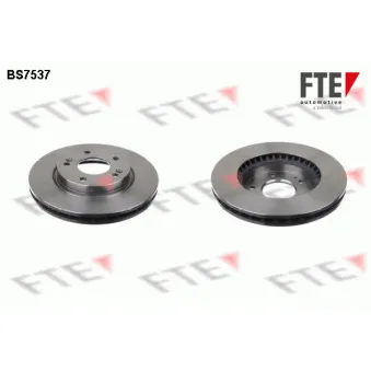 Jeu de 2 disques de frein avant FTE