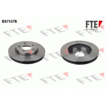 Jeu de 2 disques de frein avant FTE