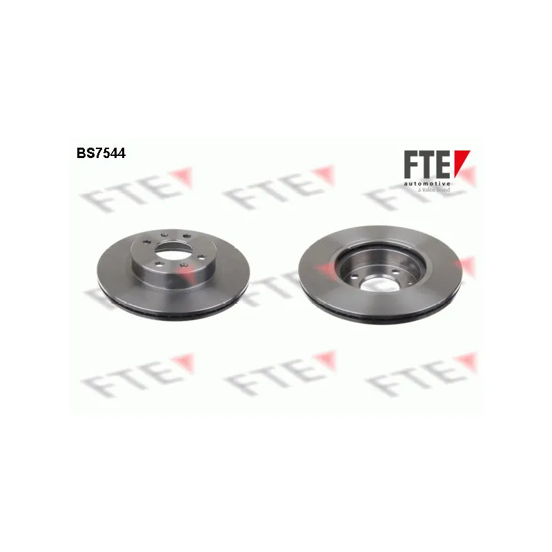 Jeu de 2 disques de frein avant FTE BS7544